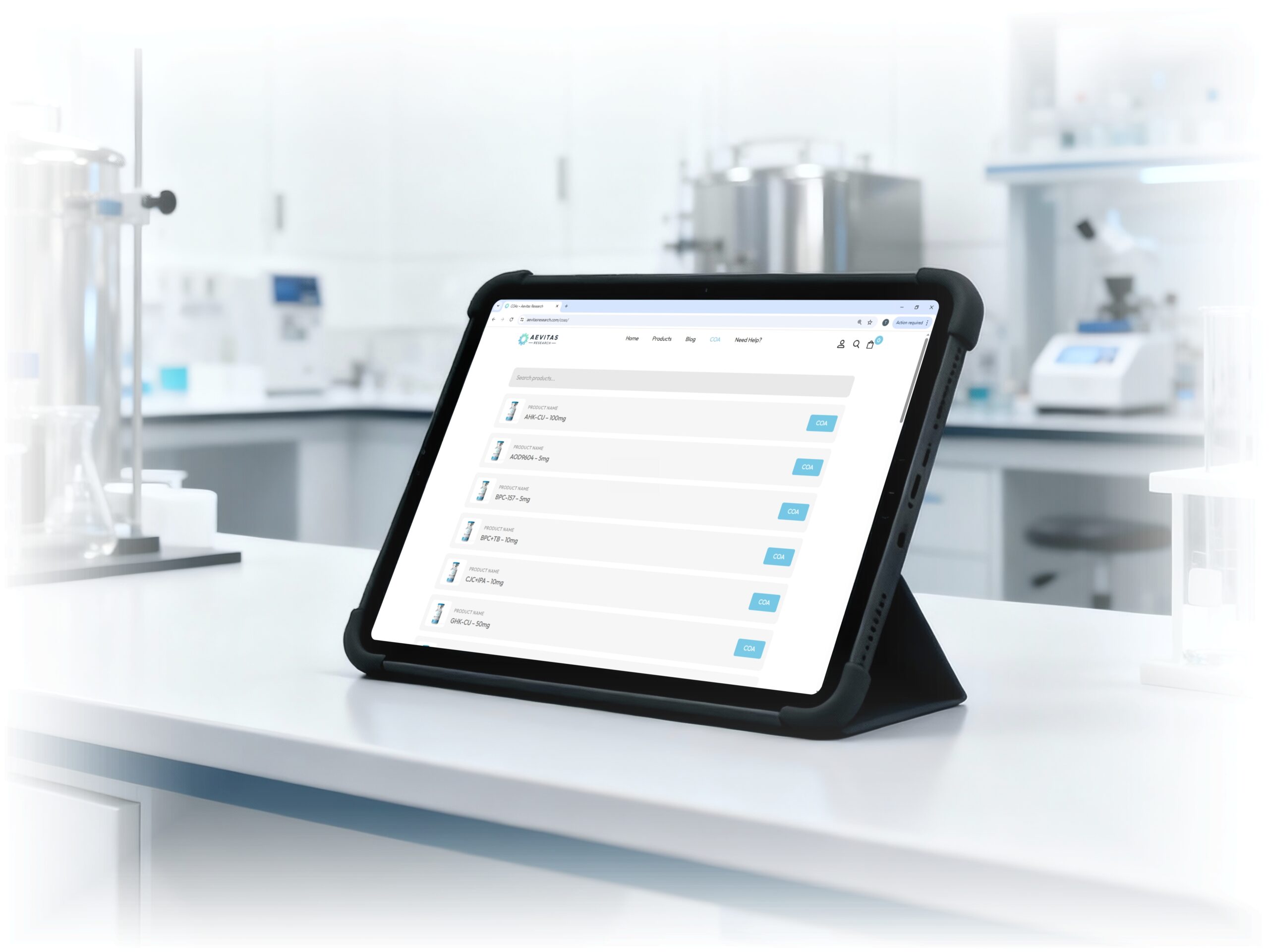 research-grade peptide lab reference materials